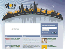 Tablet Screenshot of gloryinlondon.com